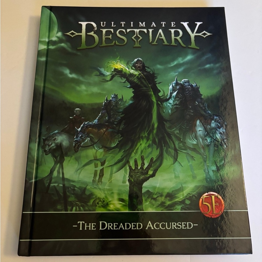 Ultimate Bestiary The Dreaded Accursed Dungeons & Dragons DnD book EUC